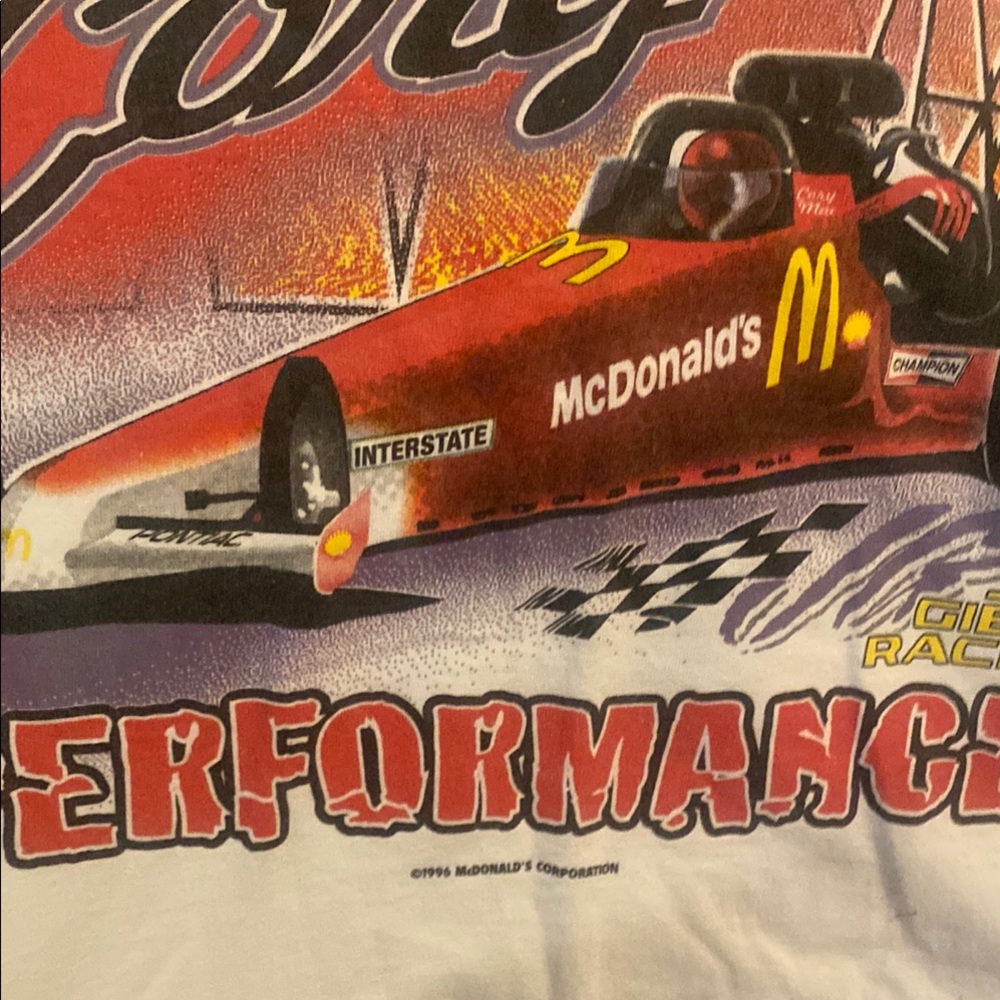 White MAC Racing Graphic Tee - Picture 14 of 16